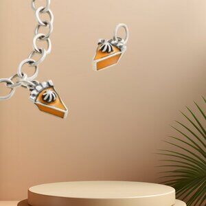 Enamel Pumpkin Pie Charm